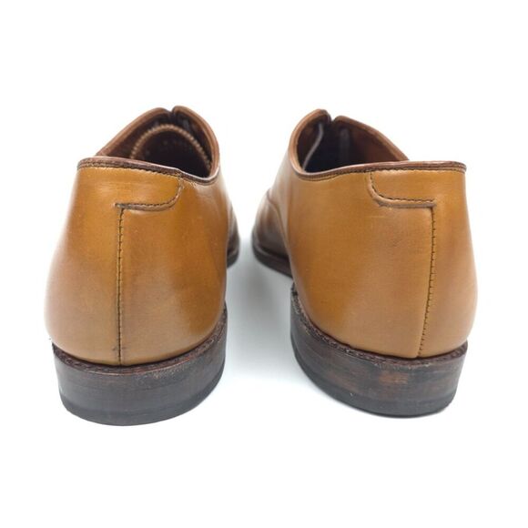 ALLEN EDMONDS Carlyle Plain-toe Oxford Dress Shoe Walnut Brown Leather Old Money main image 4